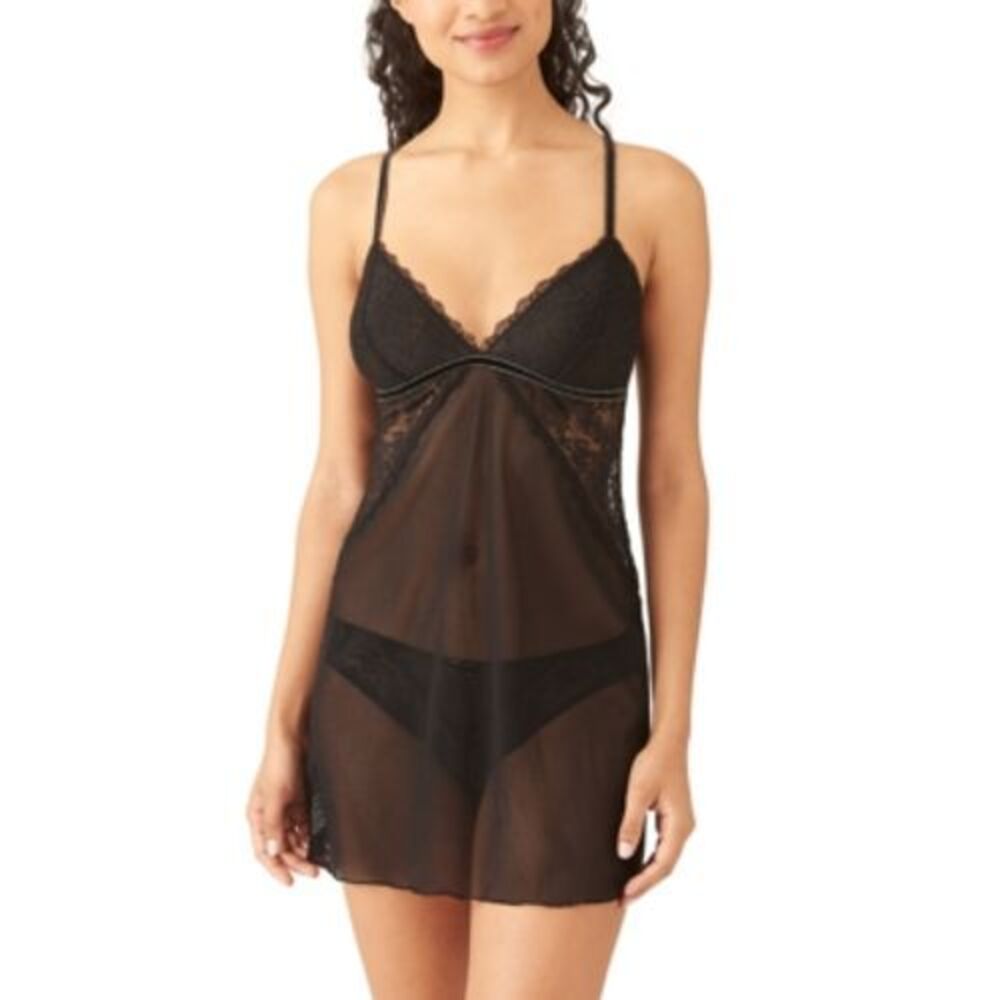 Wacoal Women's Black Lace Slip Size XL